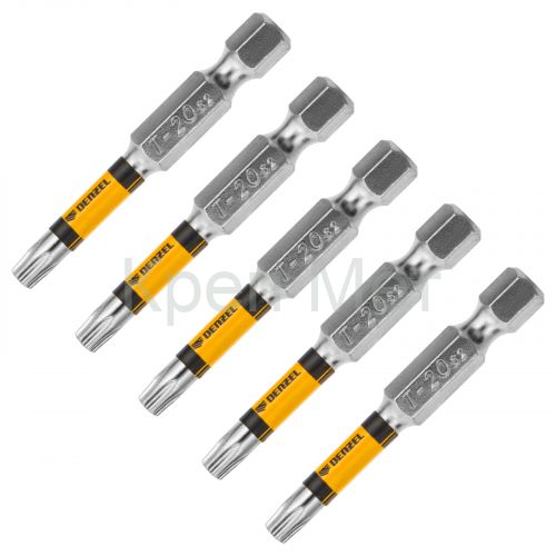 Бита T20x50, 5 шт. Denzel
