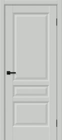 Межкомнатная Дверь ПЭТ Bravo Неоклассик-34 Grey Silk 800x2000мм (Полотно+Коробка+5 Наличников) / Браво.