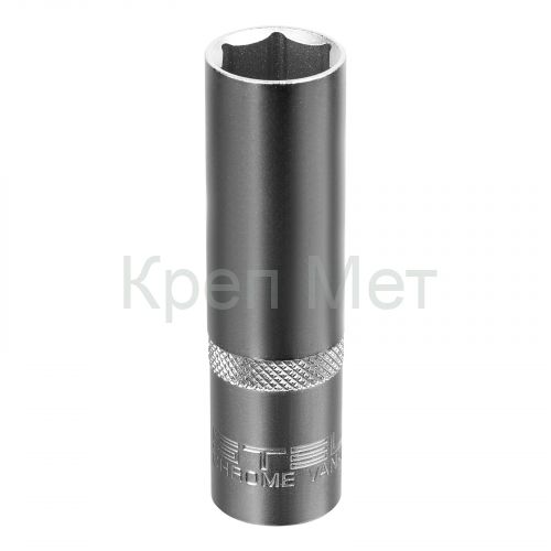 Головка торцевая удлиненная, 16 мм, шестигранная, CrV, под квадрат 1/2 Stels