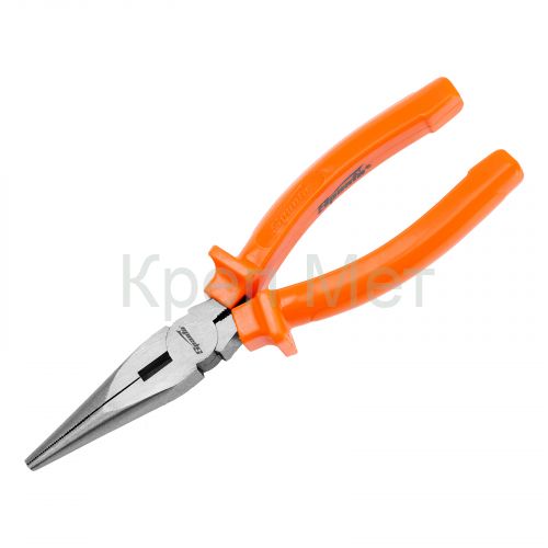 Длинногубцы прямые Classic, 180 мм, шлифованные, пластмассовые рукоятки Sparta