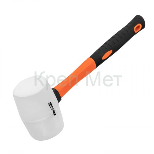 Киянка резиновая, 450 г, белая резина, фибергласовая рукоятка Sparta