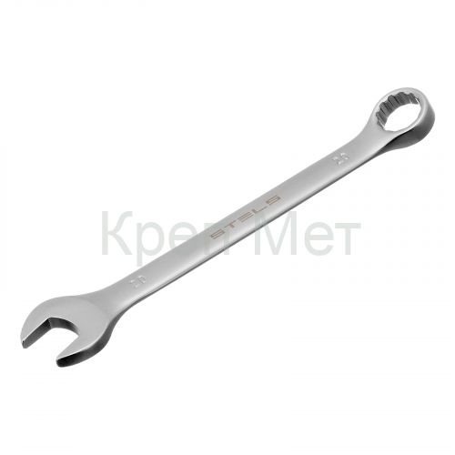 Ключ комбинированный, 20 мм, CrV, матовый хром Stels