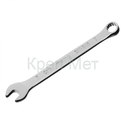 Ключ комбинированный, 7 мм, CrV, полированный хром Matrix