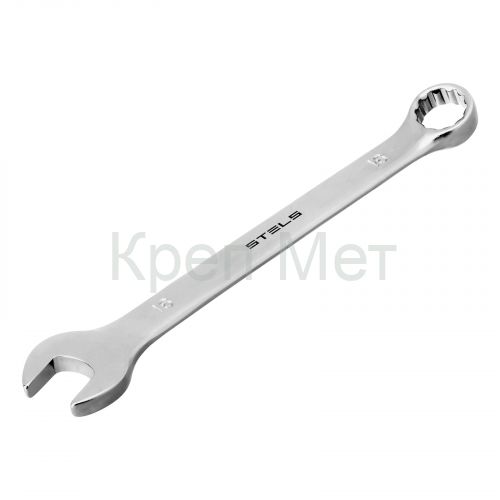 Ключ комбинированный, 16 мм, CrV, матовый хром Stels