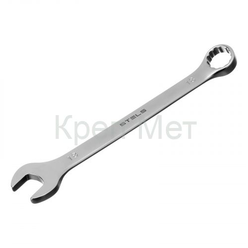 Ключ комбинированный, 18 мм, CrV, матовый хром Stels