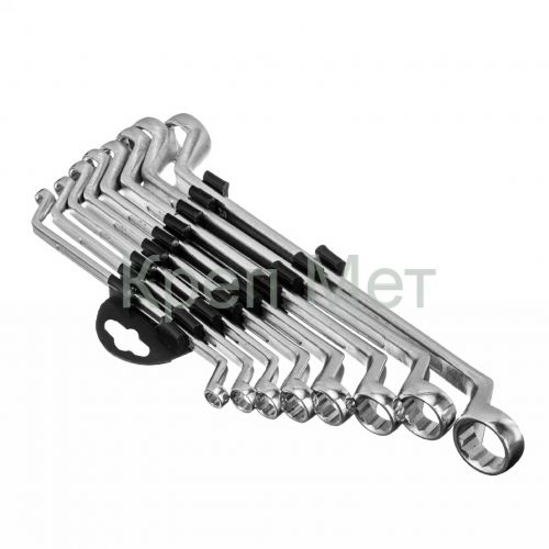 Набор ключей накидных, 6-22 мм, 8 шт, хромированные Sparta