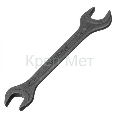 Ключ рожковый,17 х 19 мм, CrV, фосфатированный Сибртех