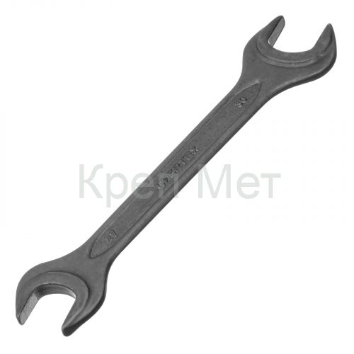 Ключ рожковый, 27 х 30 мм, CrV, фосфатированный Сибртех