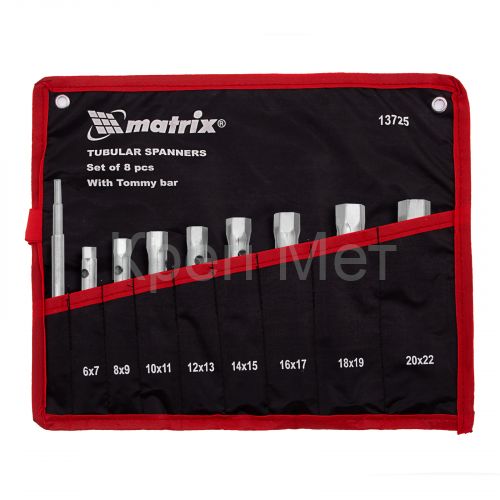 Набор ключей трубчатых торцевых 9 предметов Matrix