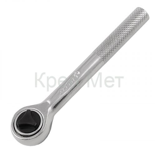 Ключ-трещотка 1/4", 45 зубьев, с переключателем, хром Sparta