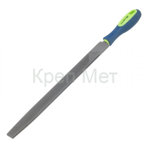 Напильник, 300 мм, плоский, двухкомпонентная рукоятка, №2 Сибртех