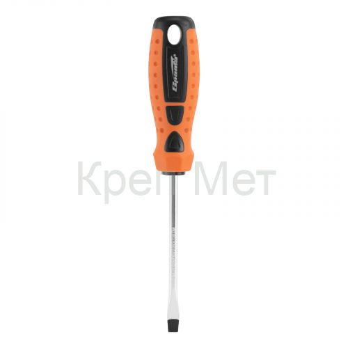 Отвертка "Point", SL6 х 100 мм, CrV, двухкомпонентная рукоятка Sparta