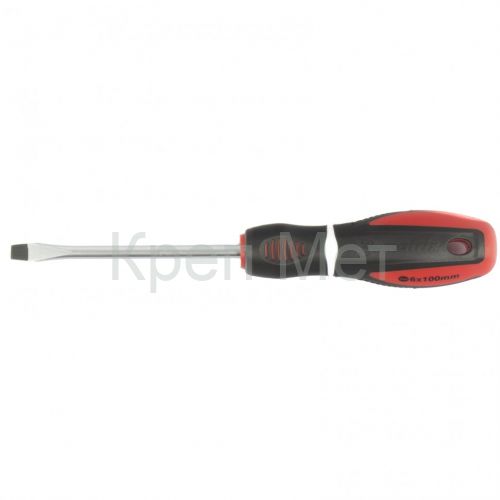 Отвертка "Era", SL6 х 100 мм, CrV, трехкомпонентная рукоятка Matrix