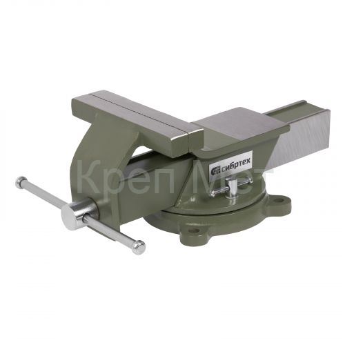 Тиски слесарные, 150 мм, стальные, поворотные Сибртех