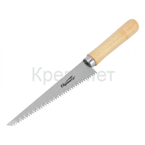 Ножовка по гипсокартону, 180 мм, деревянная рукоятка Sparta