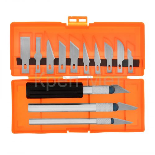 Набор резцов по дереву, пластмассовые рукоятки, 13 шт, Sparta