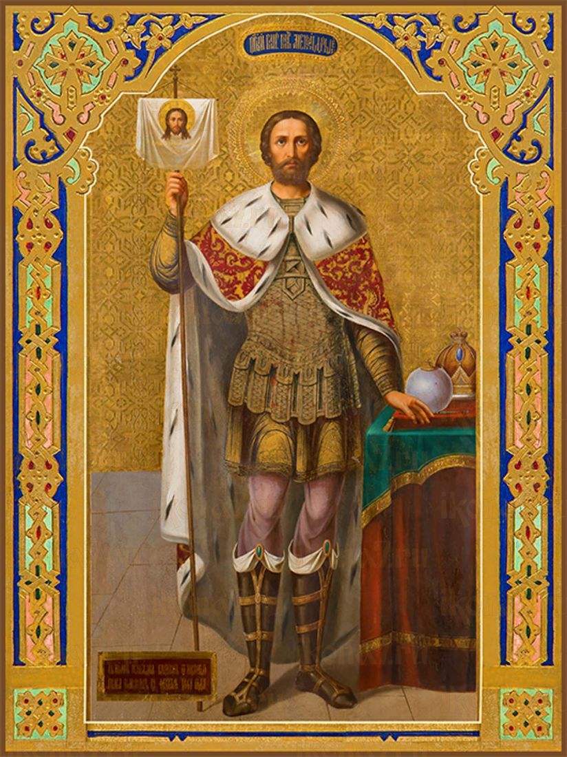 Икона Александр Невский (Премиум UV-печать)(ЮДД-522)