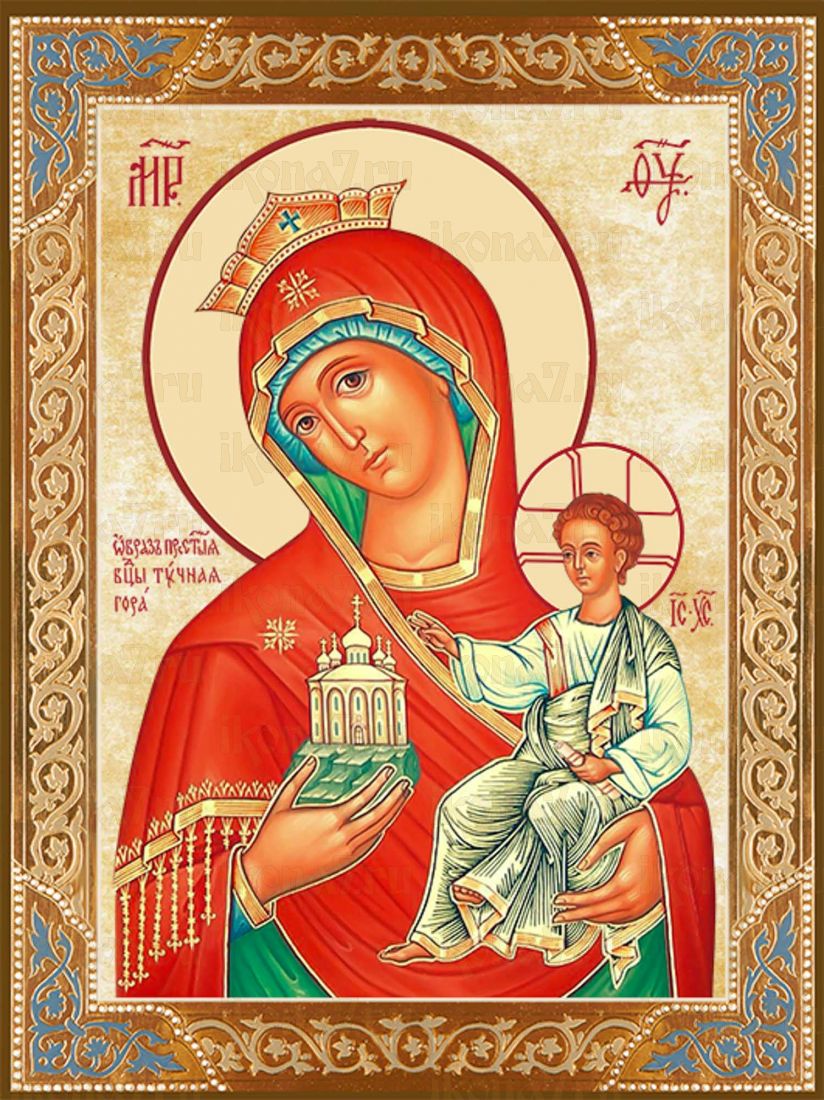 Тучная гора икона Божией Матери (Премиум UV-печать)(ЮДД-527)