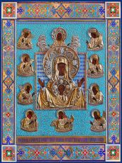 Икона Курская-Коренная Божия Матерь (Премиум UV-печать)(ЮДД-530)