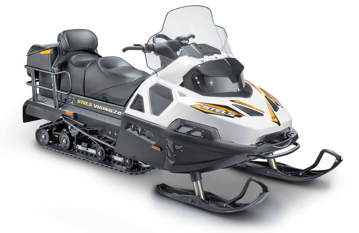 Снегоход СТЕЛС Viking V800 CVTech (канадский вариатор) 2.0 SWT Beaver (с увеличенным грунтозацепом)