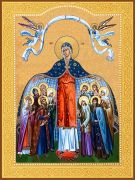 Икона Покров Пресвятой Богородицы (Премиум UV-печать)(ЮДД-539)