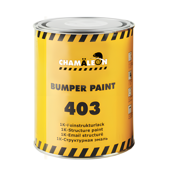 Chamaeleon Эмаль для бампера черная, объем 1л.