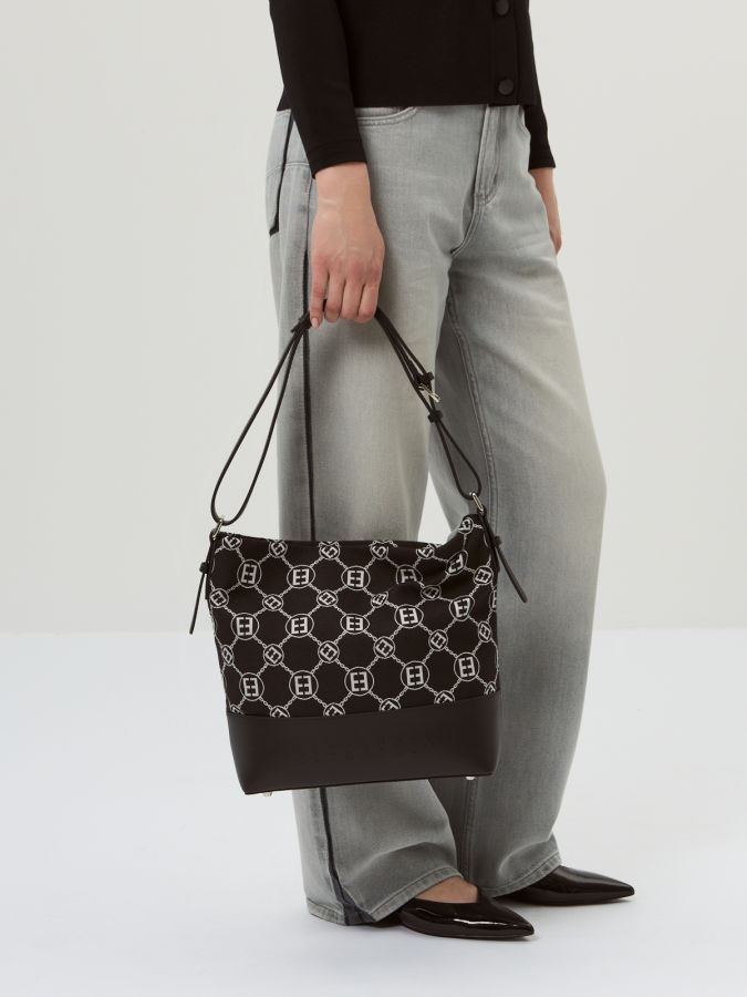 Сумка ELEGANZZA ZG-24128 black/white
