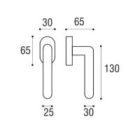 Оконная ручка Sicma Etrusca схема