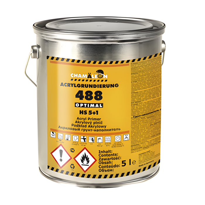 Chamaeleon Грунт-наполнитель акриловый 5+1 HS серый, объем 5л.