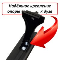 Багажник на крышу на Suzuki Jimny (2018-...), Delta, аэродинамические (крыловидные) дуги, черный цвет