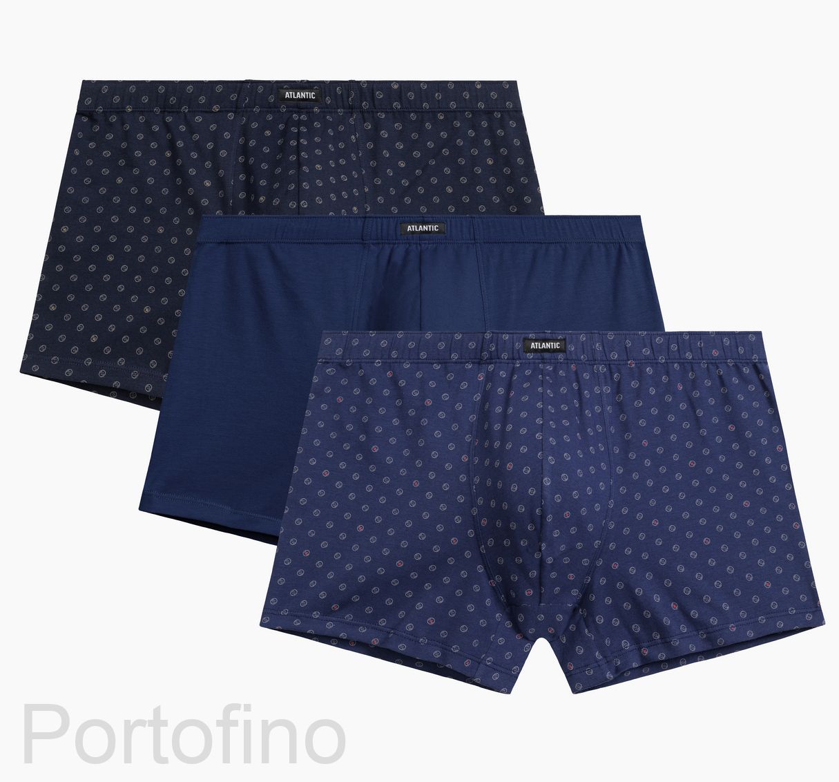 3MH-206 Трусы шорты мужские Button Atlantic - набор 3 штуки