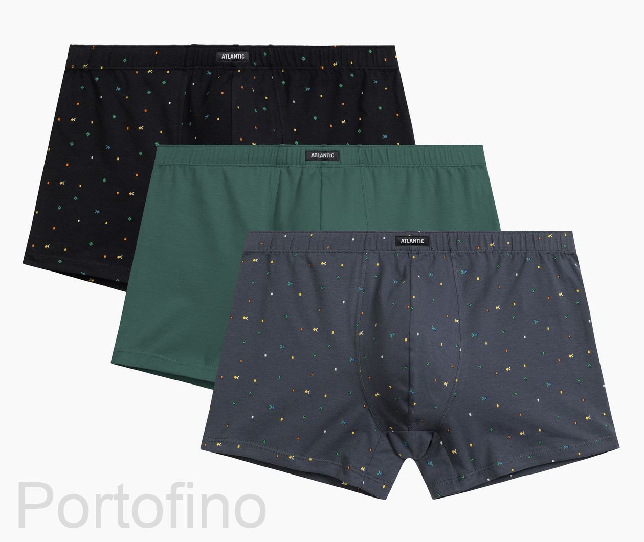 3MH-204 Трусы шорты мужские Tetris Atlantic - набор 3 штуки