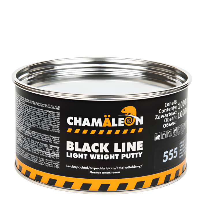 Chamaeleon Шпатлевка мягкая легкая Black Line (вкл.отвердитель), объем 1л.