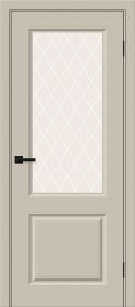 Межкомнатная Дверь Винил Bravo Скинни-13 Cream Pro / White Сrystal / Браво