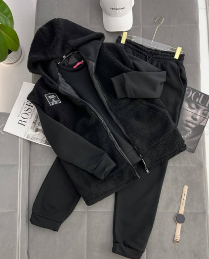 Костюм тройка теплый 50062