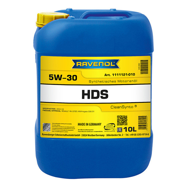 Ravenol HDS Hydrocrack Diesel Specif 5W-30, 10л