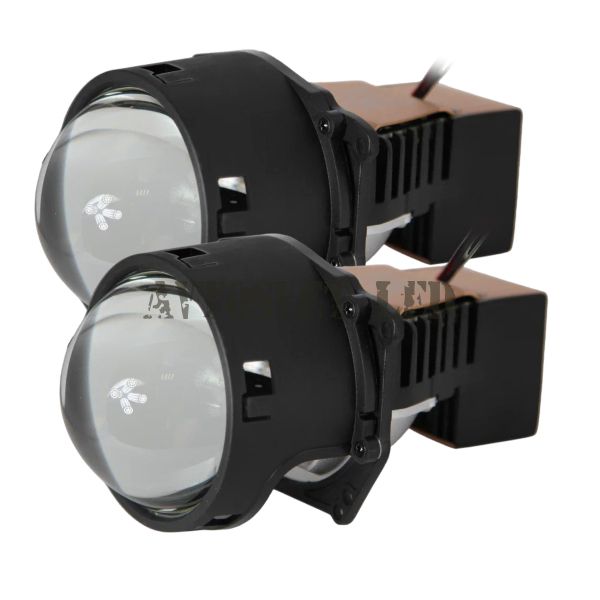 Светодиодные би-линзы BI-LED-AS9 (BI-LED дальний, ближний свет)