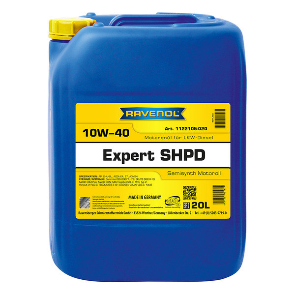 Ravenol Expert SHPD 10W-40, 20л