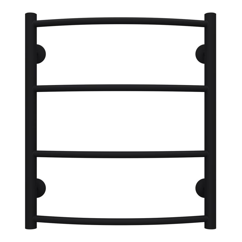 Полотенцесушитель водяной AZARIO VERONA 500/600 4 секции, черный AZ83912B