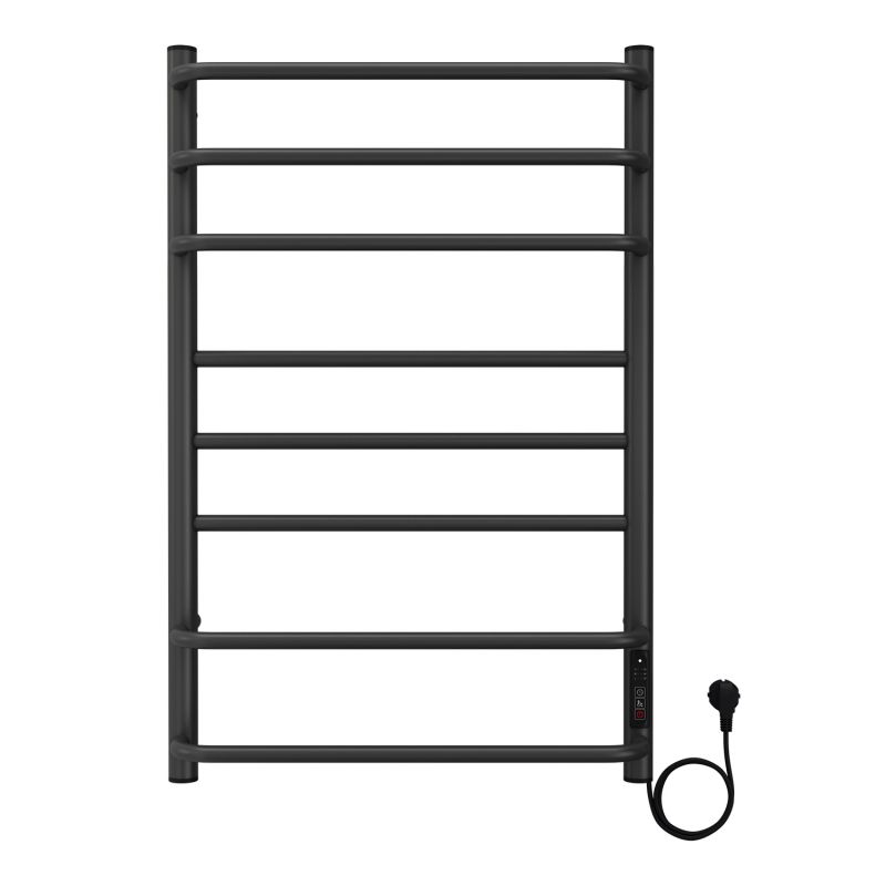 Полотенцесушитель MILAN 500/800 электрический ГРАФИТ R 8 пер. AZARIO AZ83900G