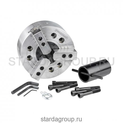 Патрон токарный механизированный K2405-200 (M60x2) FORCECHUCK со сквозным отверстием