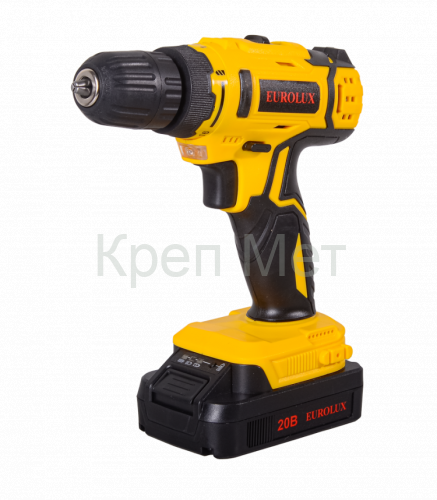 Дрель-шуруповерт Eurolux ДА-20/2Li