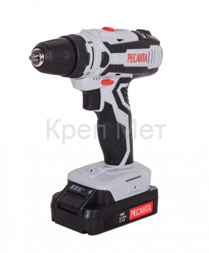 Дрель-шуруповерт аккумуляторная Ресанта ДА-18-2ЛК