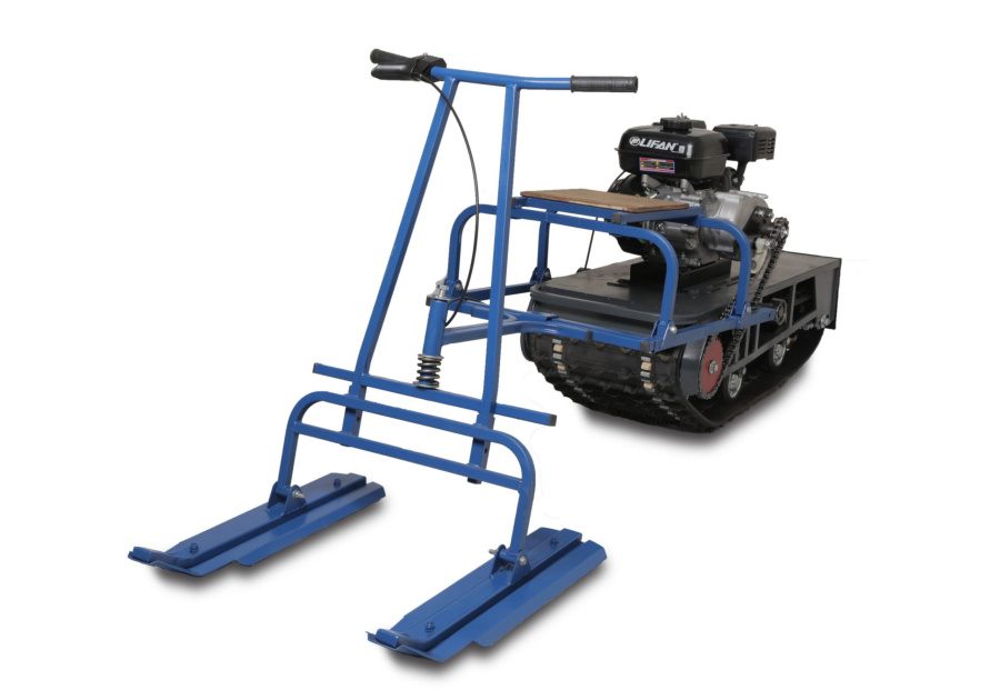 Мотобуксировщик ВЕПС «Рикша» с лыжным модулем  8.5 л.с.