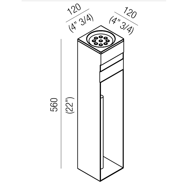 Стойка с аксессуарами подвесная Agape 369 A369218SPZ ФОТО