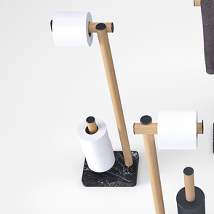 Изображение Стойка с аксессуарами напольная Agape Dot line ADTL0461RTN 20,7x15x75 см