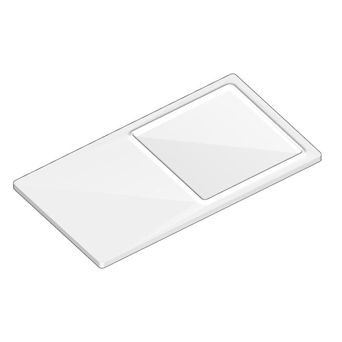 Полка для ванной подвесная Agape Dot line ADTL0466Z 20x10,5x см