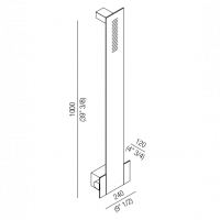 Душевая колонна Agape Sen ASEN0914N схема 2 Душевая колонна Agape Sen ASEN0914N схема 2
