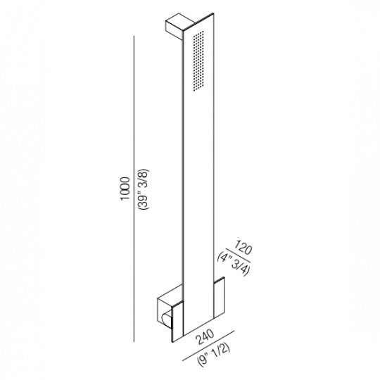 Душевая колонна Agape Sen ASEN0914N схема 2 Душевая колонна Agape Sen ASEN0914N схема 2