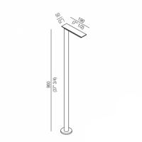 Смеситель для раковины Agape Sen ASEN0962N напольный схема 2